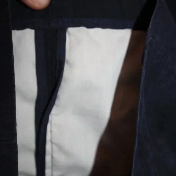 J. Crew Button Front Jacket Navy Blue Size 10 VINTAGE Women's - Picture 16 of 16